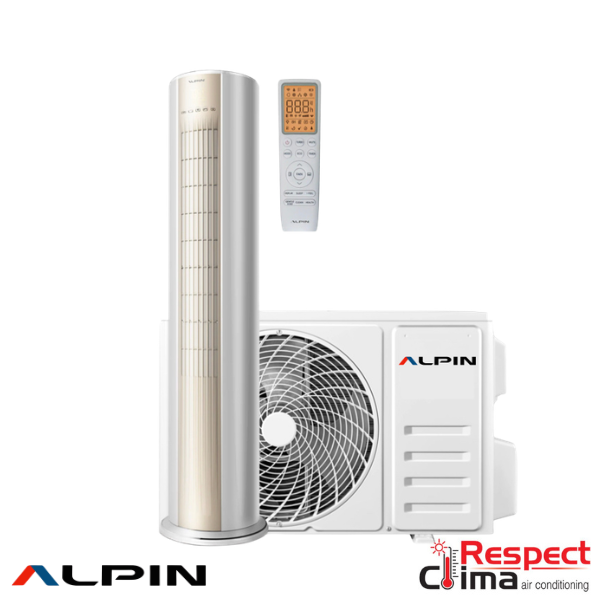 Монофазен Колонен климатик Alpin - ASF-70TG5I/TG5O, 24000 BTU, Клас A++