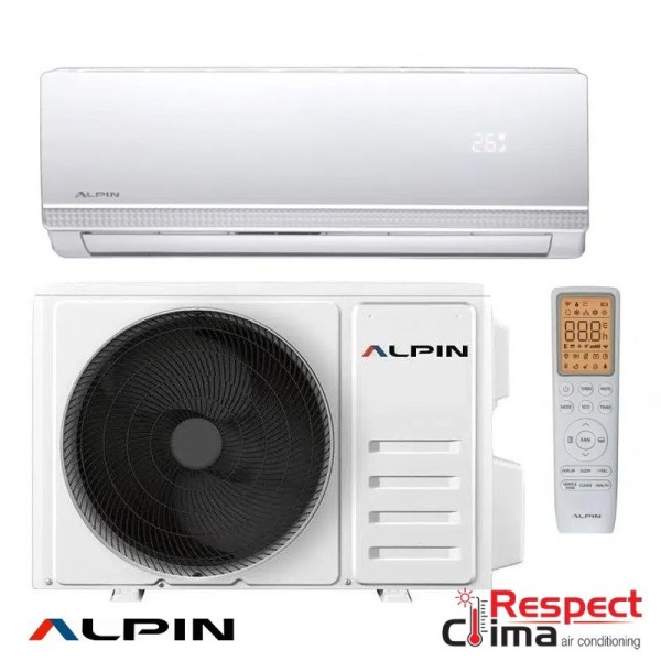 Инверторен климатик Alpin ECO ASW-35TEVI / ASW-35TEVO, 12000 BTU, Клас A++