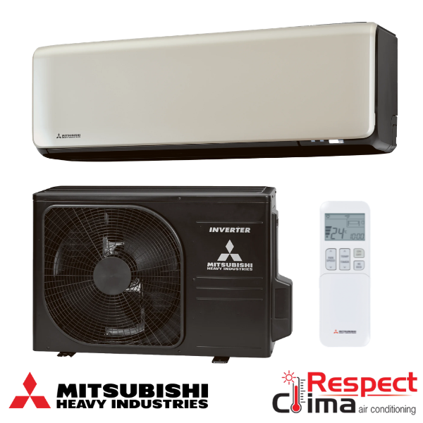Хиперинверторен климатик Mitsubishi Heavy Industries SRK20ZT-WFT/SRC20ZT-WB Premium Pro Titanium, 7 000 BTU, Клас A+++/A+++